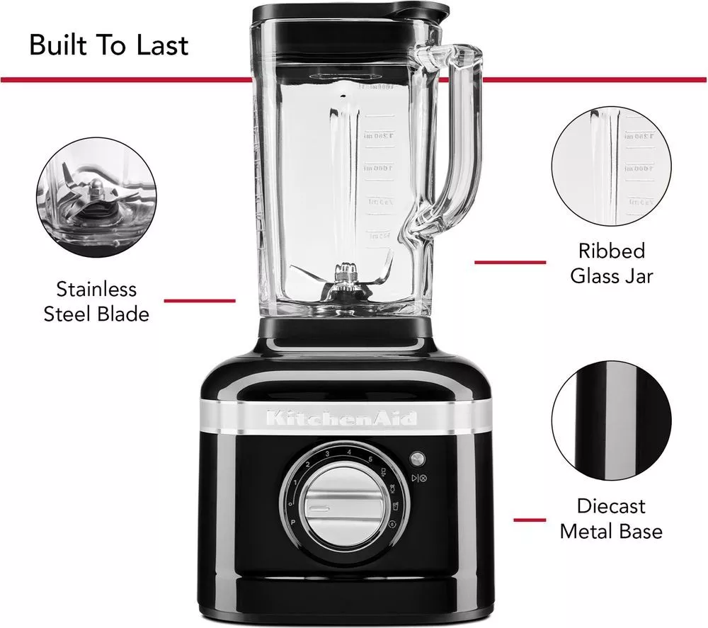 KITCHENAID Artisan K400 Blender - Onyx Black