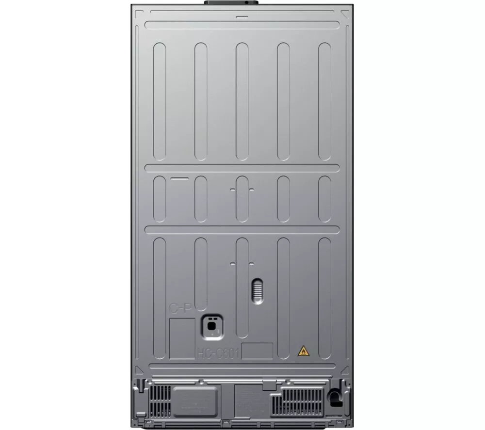 HAIER Series 7 HSPR79F18EWMB American-Style Fridge Freezer - Brushed Black