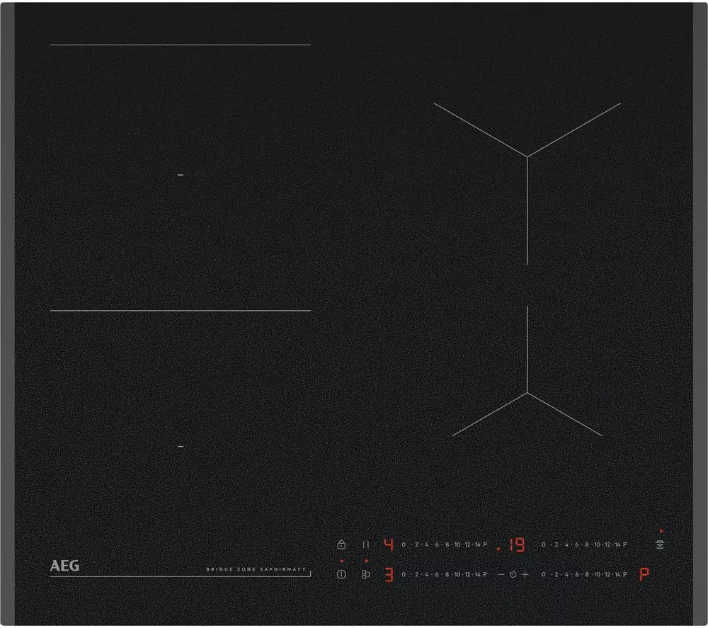 AEG 6000 Bridge TO64IB00FZ 60 cm Electric Induction Hob - Matte Black