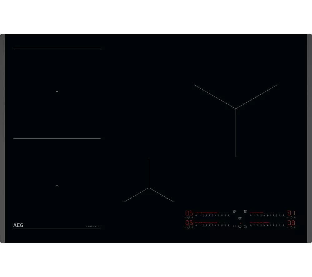 AEG 7000 SenseBoil TI84IB10FB 80 cm Electric Induction Hob - Black