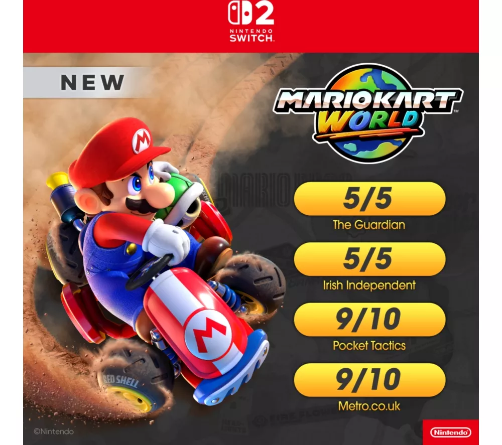 NINTENDO Switch 2 & Mario Kart World Bundle