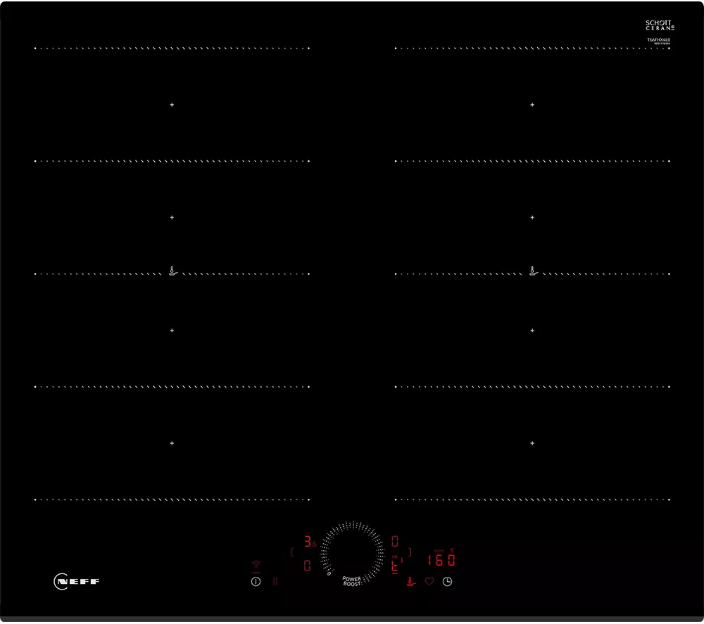 NEFF N70 T66FHX4L0 60 cm Electric Induction Smart Hob - Black