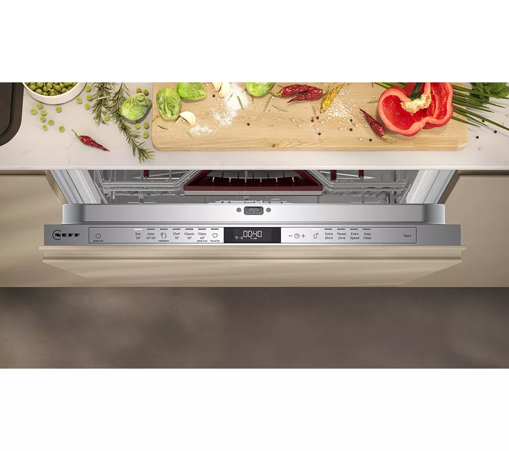 NEFF N70 S197YCX05G Full-size Fully Integrated WiFi-enabled Dishwasher