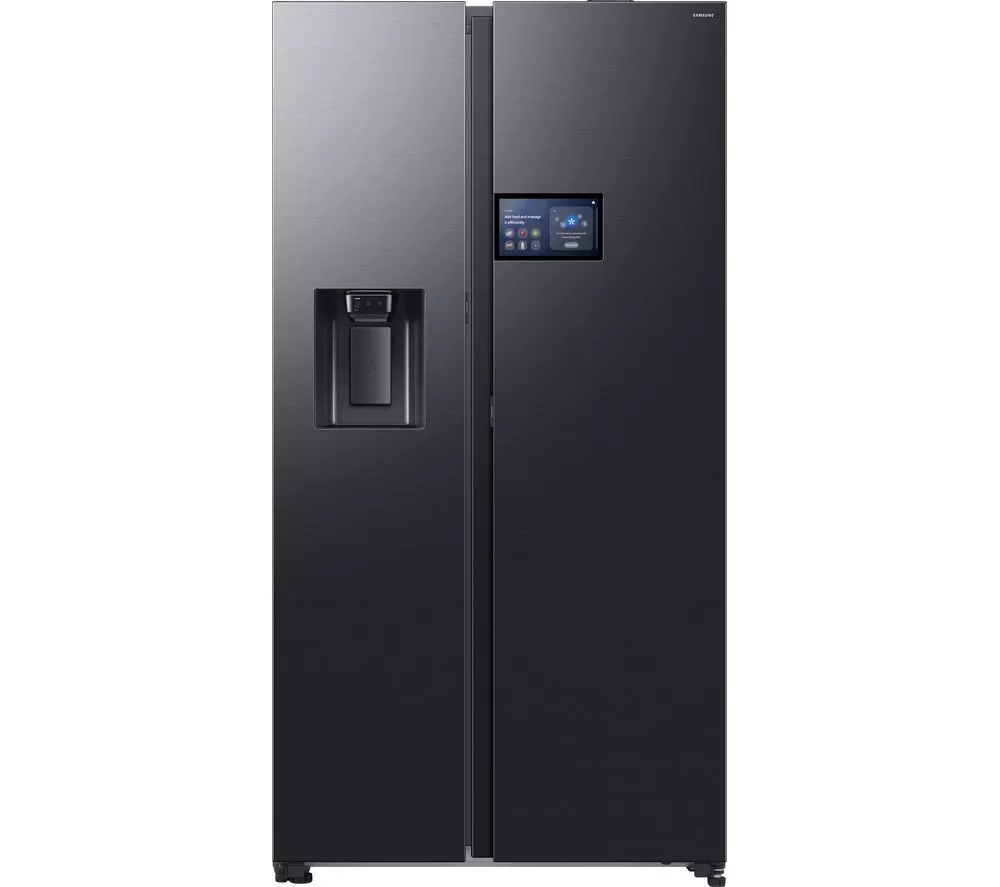 SAMSUNG Bespoke AI Series 9 AI Home RS90F64EDFEU American-Style Smart Fridge Freezer - Black