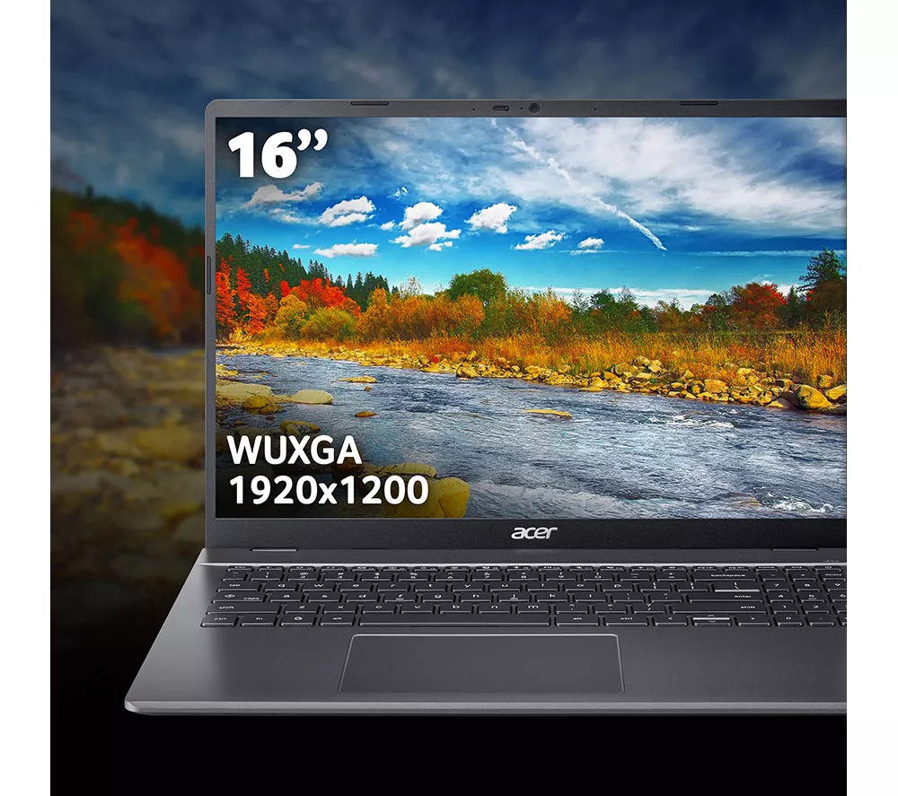 ACER 516 16" Chromebook Plus - Intel® Core™ i5, 256 GB SSD, Grey