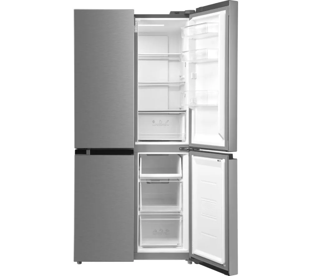 LOGIK L4D83X25 Fridge Freezer - Inox