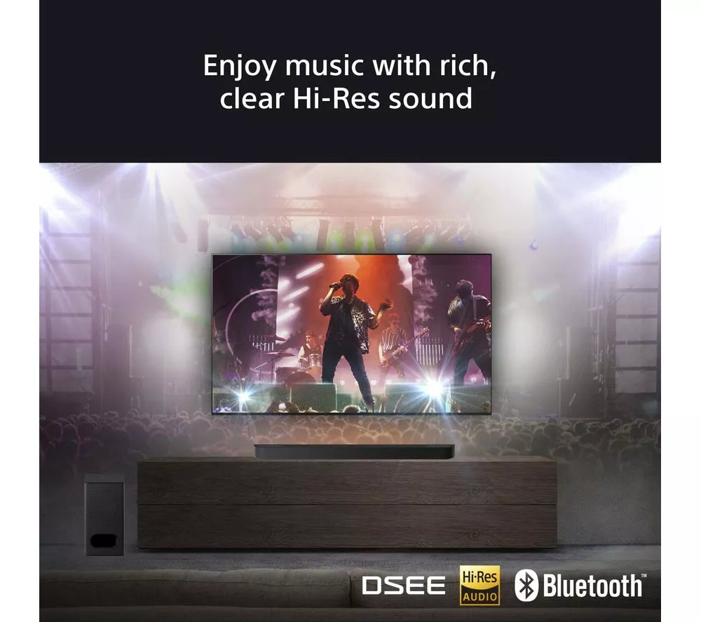 SONY BRAVIA Theatre Bar 60 3.1.2 Wireless Sound Bar with Dolby Atmos & DTS Virtual:X