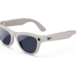 RAY-BAN Meta Skyler Glasses - Shiny Chalky Gray, Clear to Sapphire Transitions