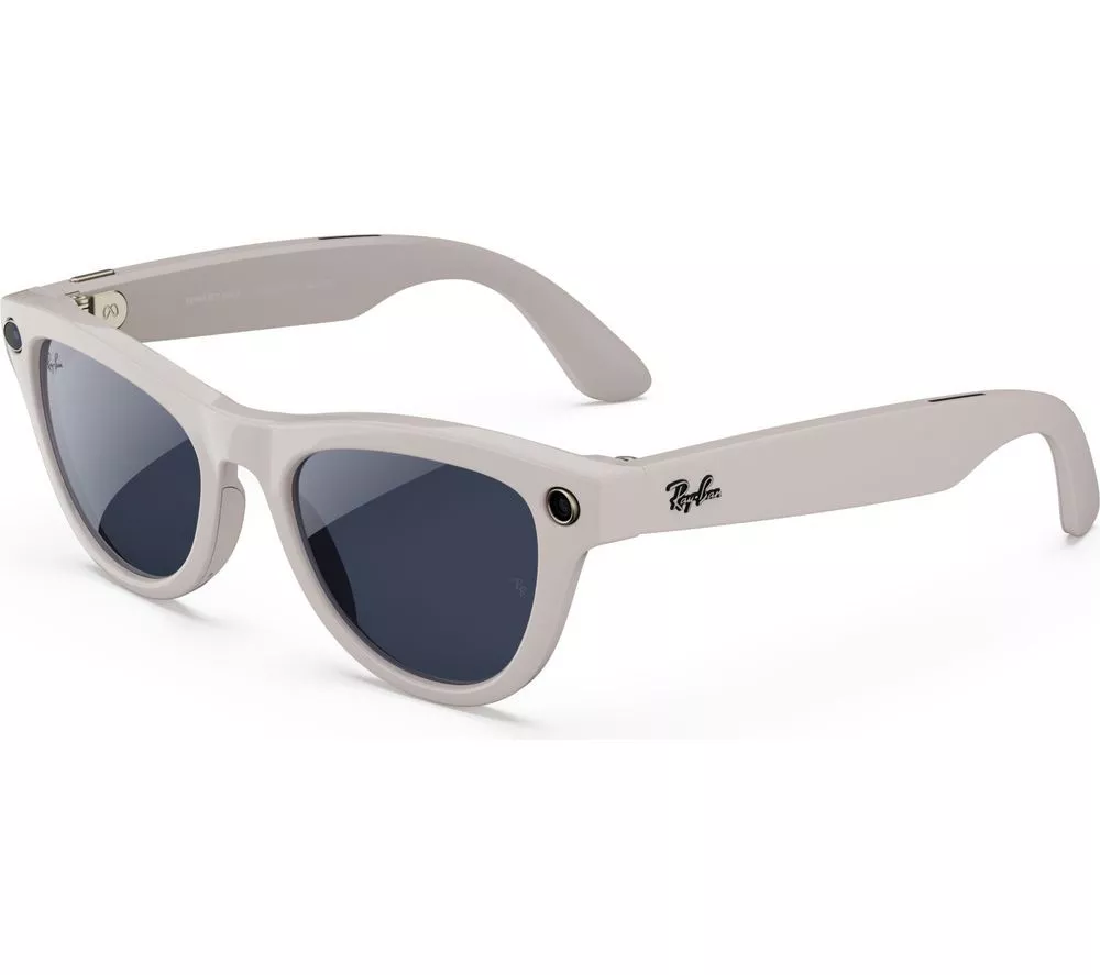 RAY-BAN Meta Skyler Glasses - Shiny Chalky Gray, Clear to Sapphire Transitions