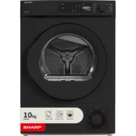 SHARP KD-NHA0S6GM1D-EN 10 kg Heat Pump Tumble Dryer - Matte Black