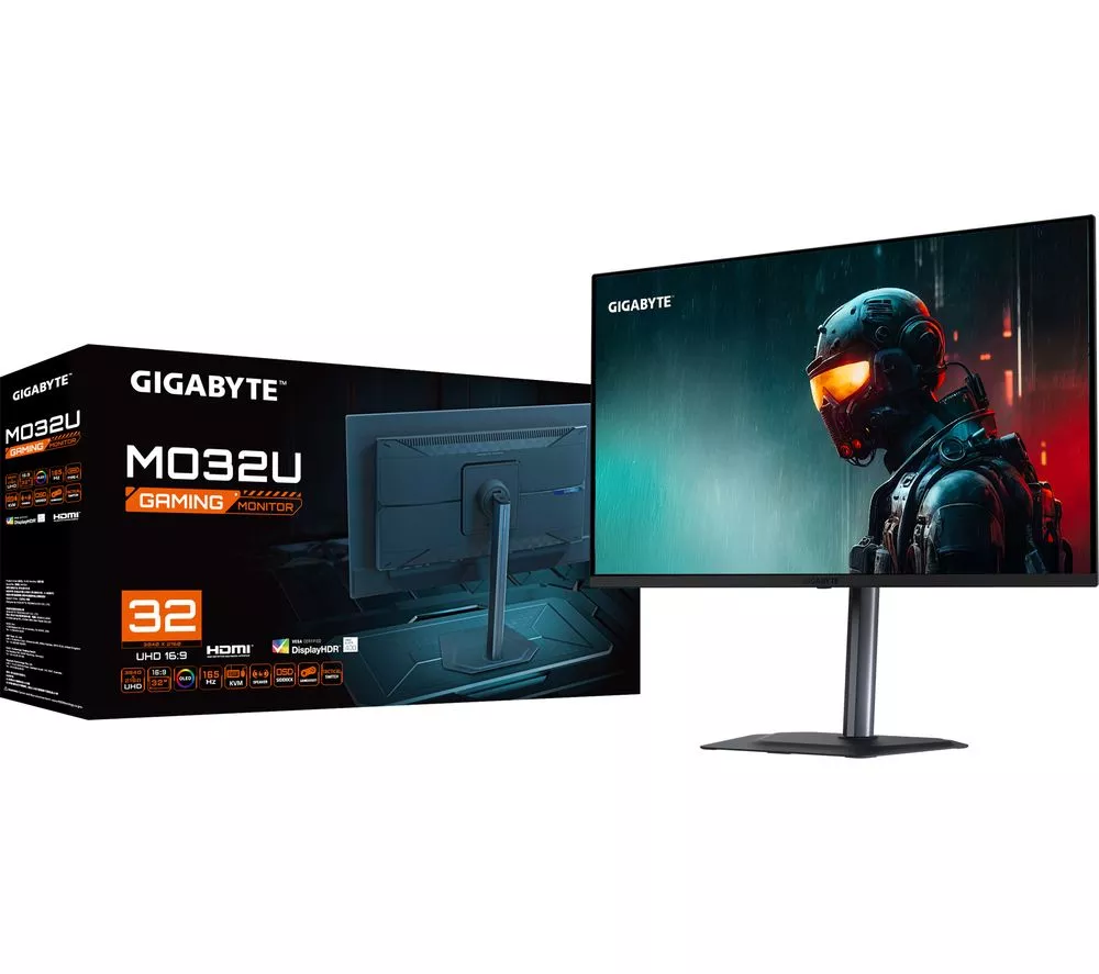 GIGABYTE MO32U 4K Ultra HD 31.5" QD-OLED Gaming Monitor - Black