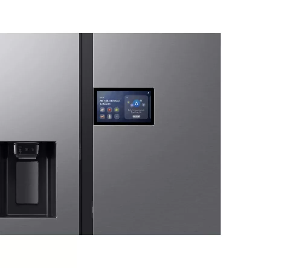 SAMSUNG Bespoke Series 9 AI Home RS90F64EETEU American-Style Smart Fridge Freezer - Silver
