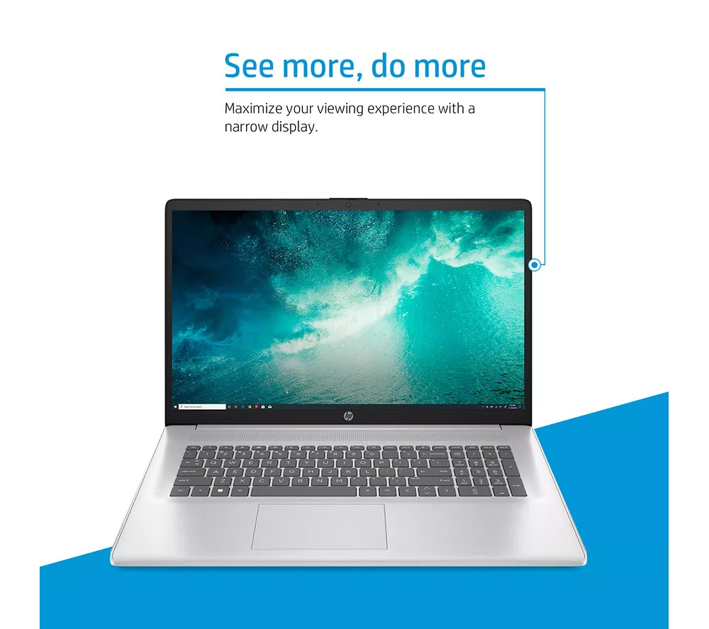 HP 17-cn3501sa 17.3" Laptop - Intel® Core™ i3, 512 GB SSD, Silver