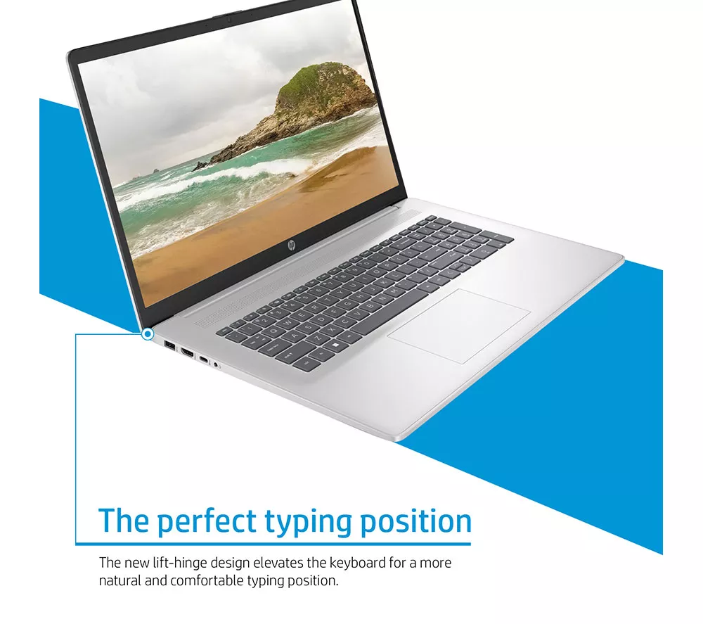 HP 17-cn3501sa 17.3" Laptop - Intel® Core™ i3, 512 GB SSD, Silver