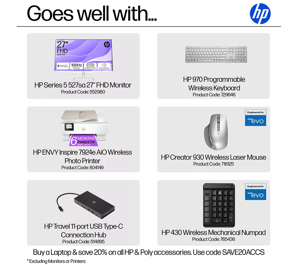 HP OmniBook 7 AI 14" Laptop - Intel® Core™ Ultra 5, 512 GB SSD, Silver