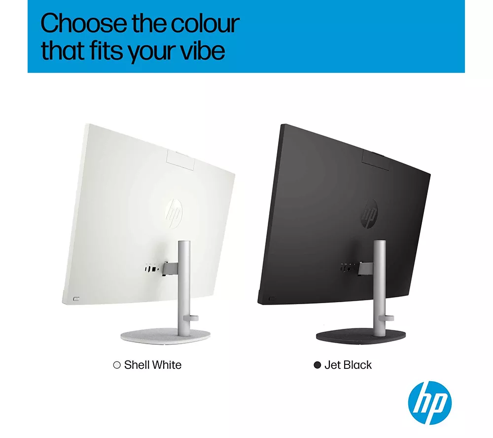 HP 24-cr2002na 23.8" All-in-One PC - Intel® Core™ Ultra 5, 1 TB SSD, White