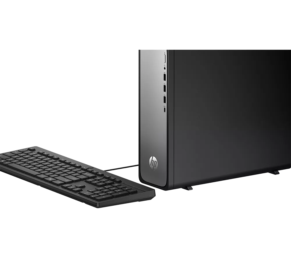 HP OmniDesk Slim S03-0005na Desktop PC - Intel® 300, 256 GB SSD, Black