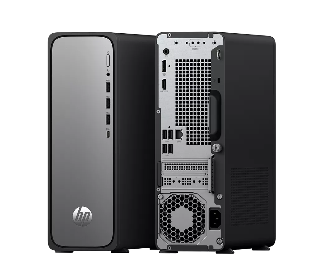 HP OmniDesk Slim S03-0005na Desktop PC - Intel® 300, 256 GB SSD, Black