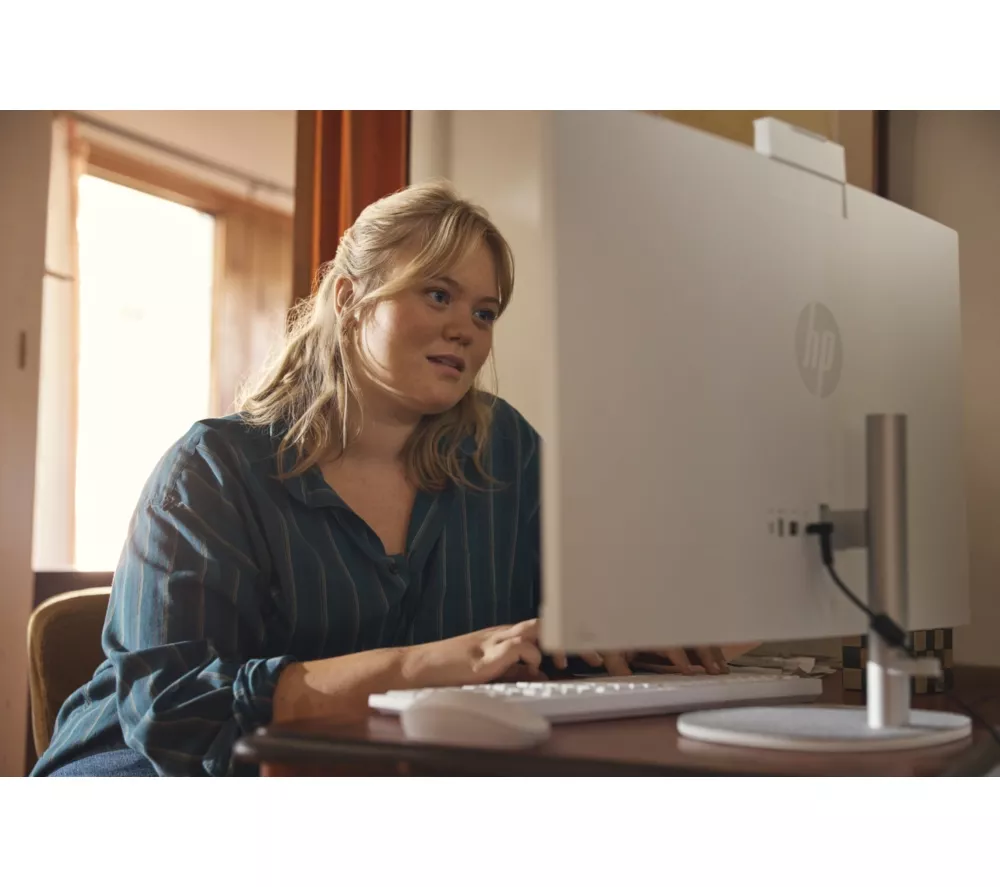 HP 27-cr0051na 27" All-in-One PC - AMD Ryzen 7, 1 TB SSD, White
