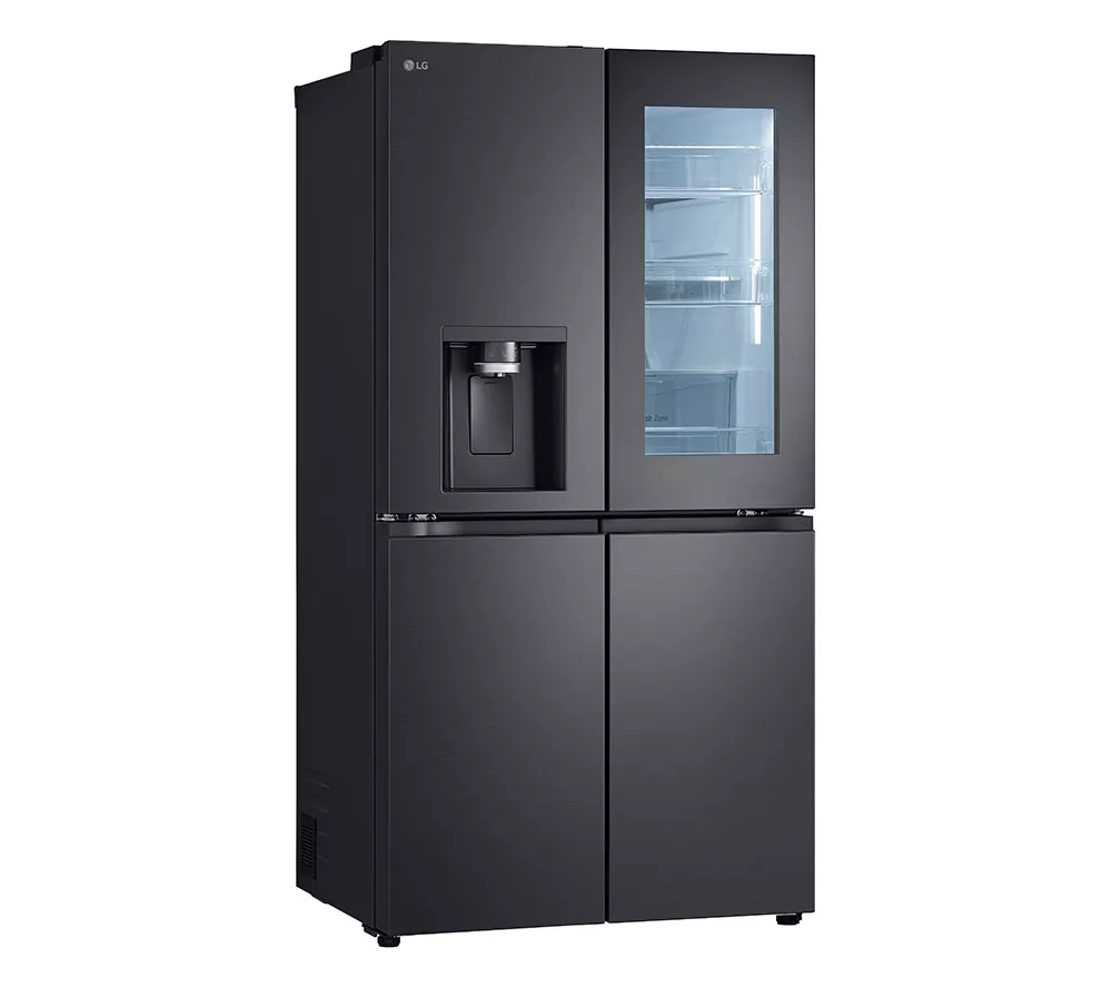 LG CraftIce InstaView GMG96CRAFT American-style Smart Fridge Freezer - Essence Black Steel
