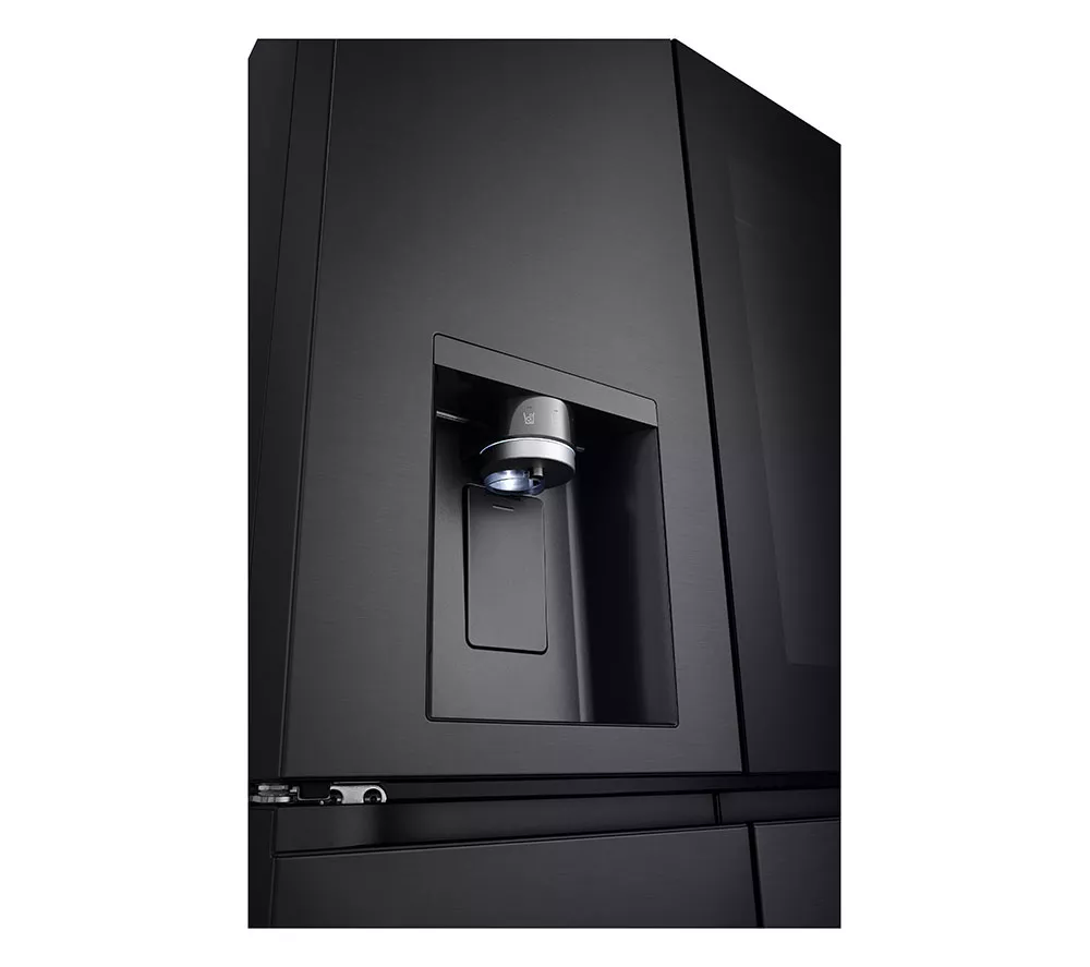 LG CraftIce InstaView GMG96CRAFT American-style Smart Fridge Freezer - Essence Black Steel