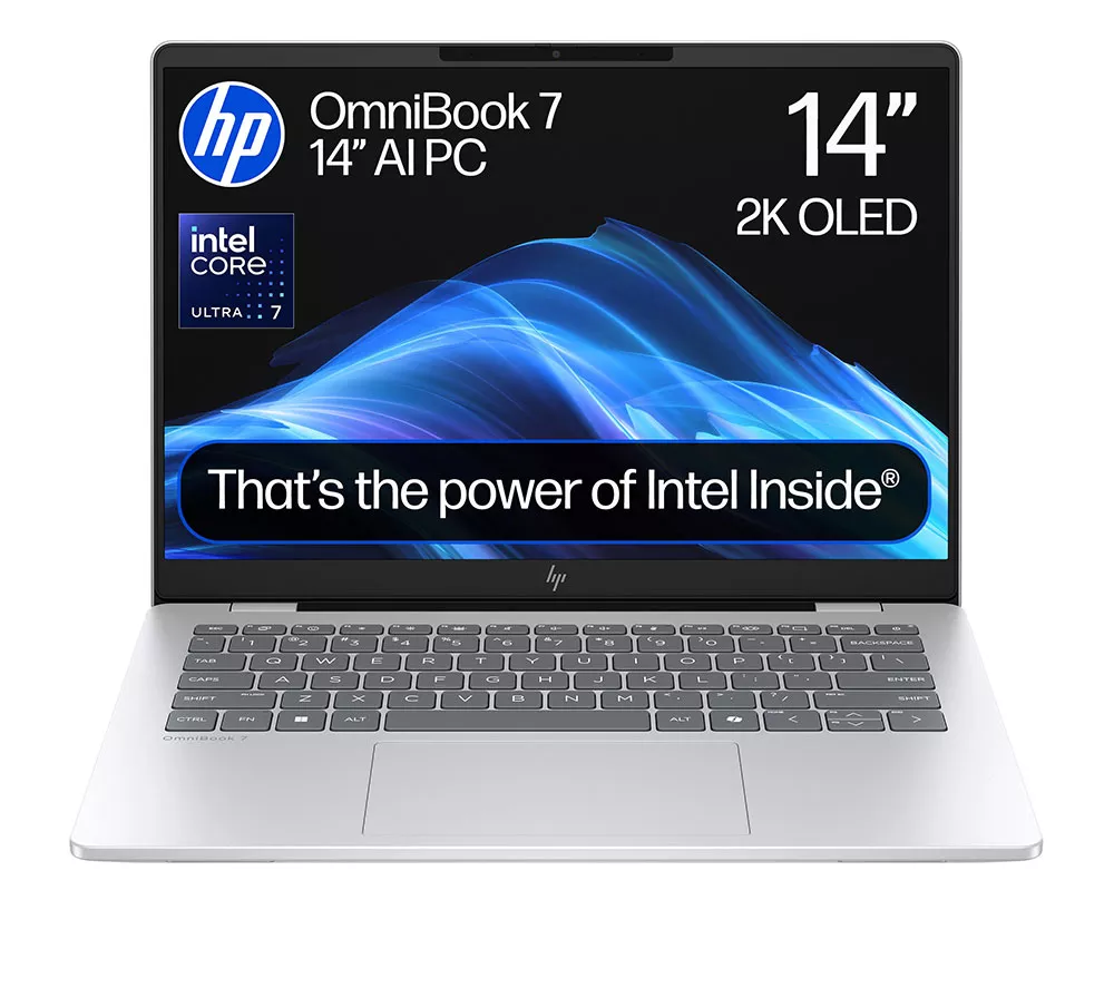 HP OmniBook 7 AI 14" Laptop - Intel® Core™ Ultra 7, 1 TB SSD, Silver