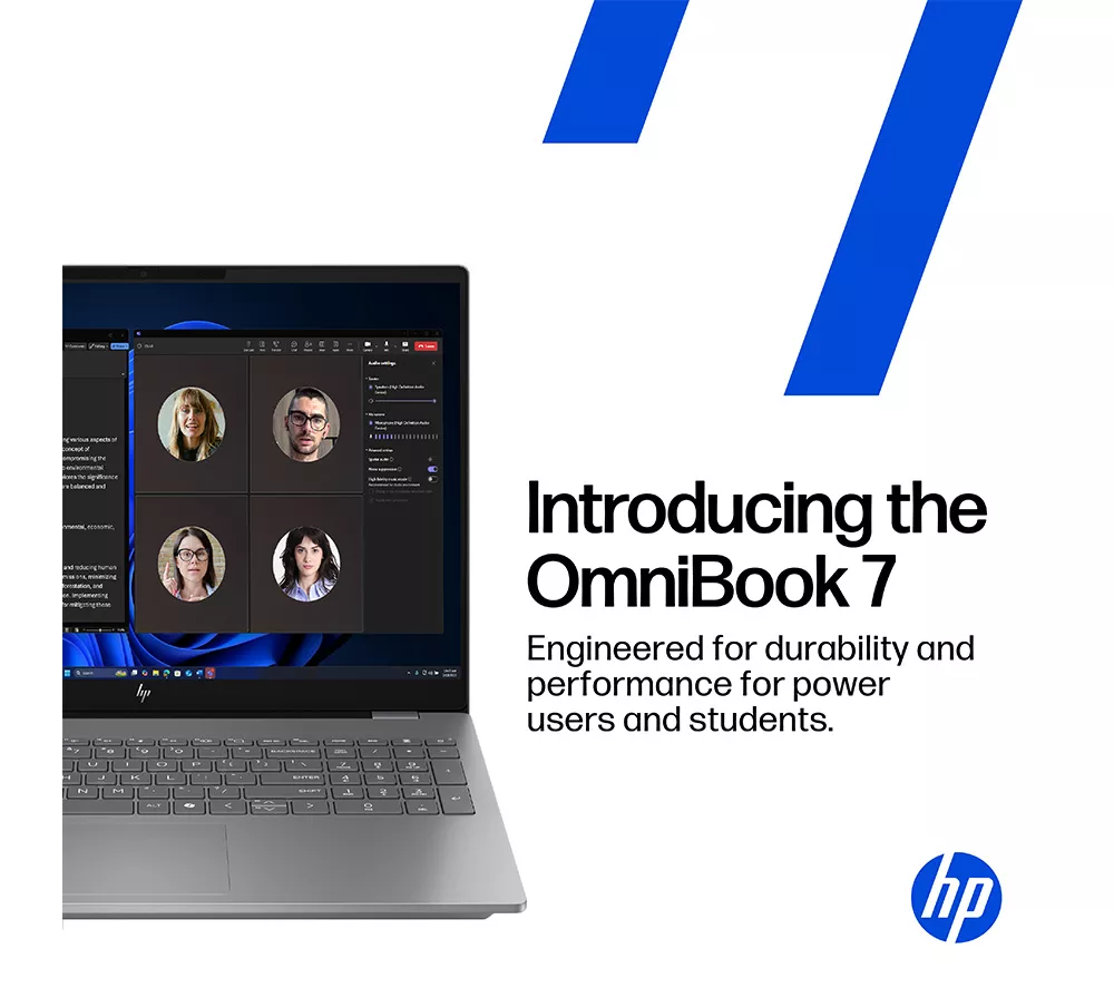 HP OmniBook 7 AI 14" Laptop - Intel® Core™ Ultra 7, 1 TB SSD, Silver