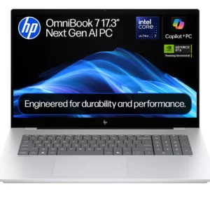 HP OmniBook 7 NGAI 17.3" Laptop - Intel® Core™ Ultra 7, 1 TB SSD, Silver
