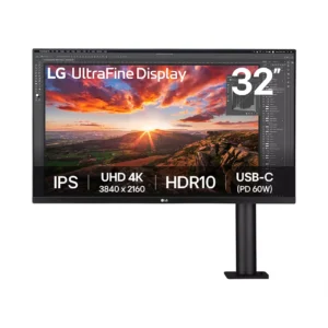 LG UltraFine Ergo 32UN880-B.AEK 4K Ultra HD 31.5" Nano IPS LCD Monitor - Black