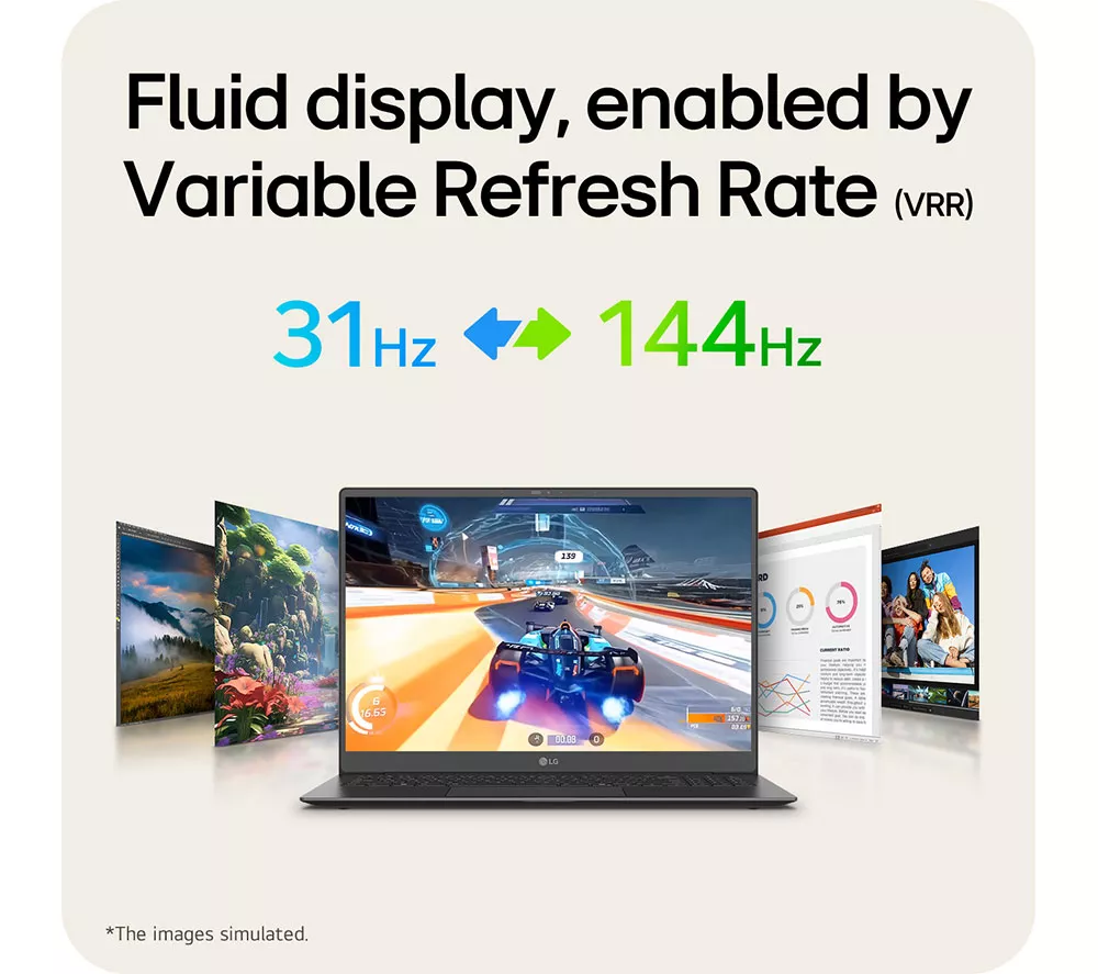 LG gram Pro 16Z90TS-G.AU79A1 16" Laptop, Copilot+ PC - Intel® Core™ Ultra 7, 1 TB SSD, Grey