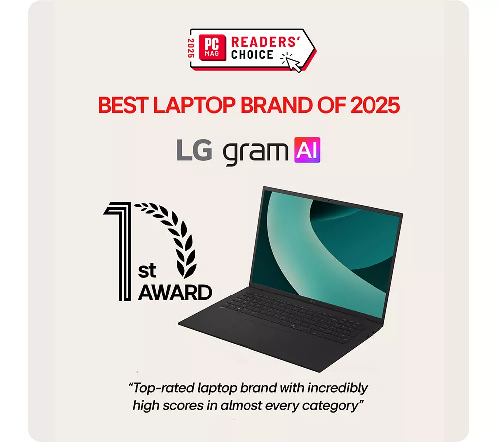 LG gram 17 17Z90TL-G.AU78A1 17" Laptop, Copilot+ PC - Intel® Core™ Ultra 7, 1 TB SSD, Black