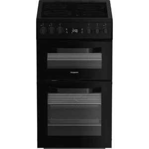 HOTPOINT HDE5VDCB 50 cm Electric Ceramic Cooker - Black
