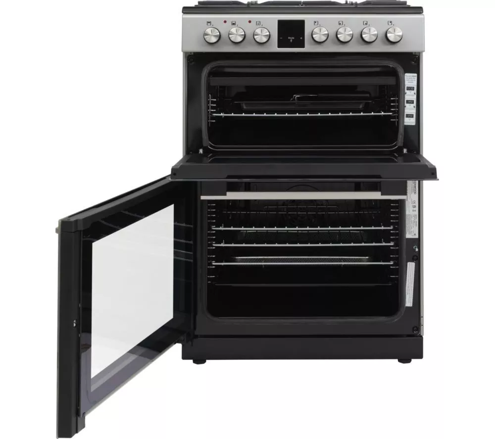 KENWOOD KDGC60S25 60 cm Dual Fuel Cooker - Inox