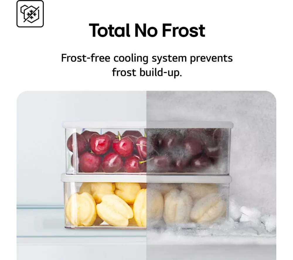 LG NatureFRESH GSLC41EPPE American-Style Fridge Freezer - Matte Black