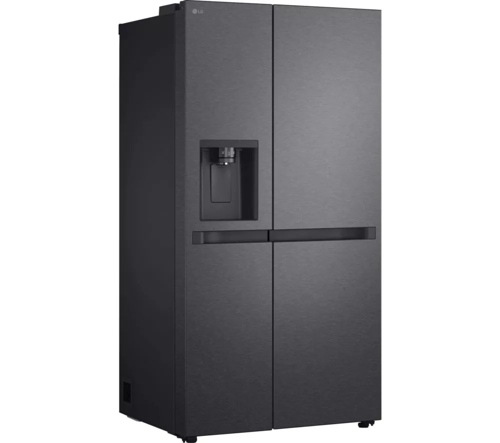 LG NatureFRESH GSLC41EPPE American-Style Fridge Freezer - Matte Black
