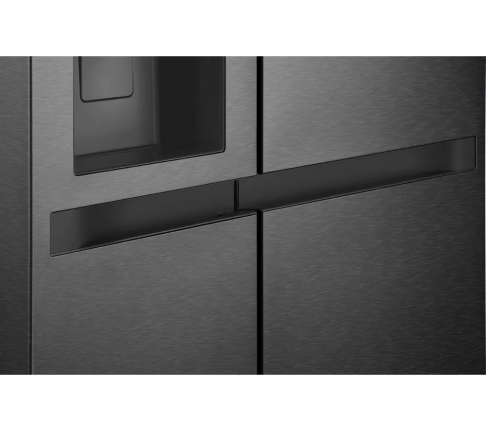 LG NatureFRESH GSLC41EPPE American-Style Fridge Freezer - Matte Black