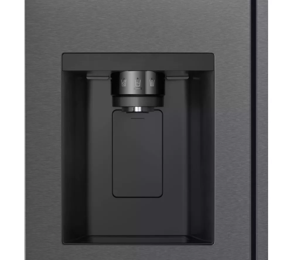 LG NatureFRESH GSLC41EPPE American-Style Fridge Freezer - Matte Black