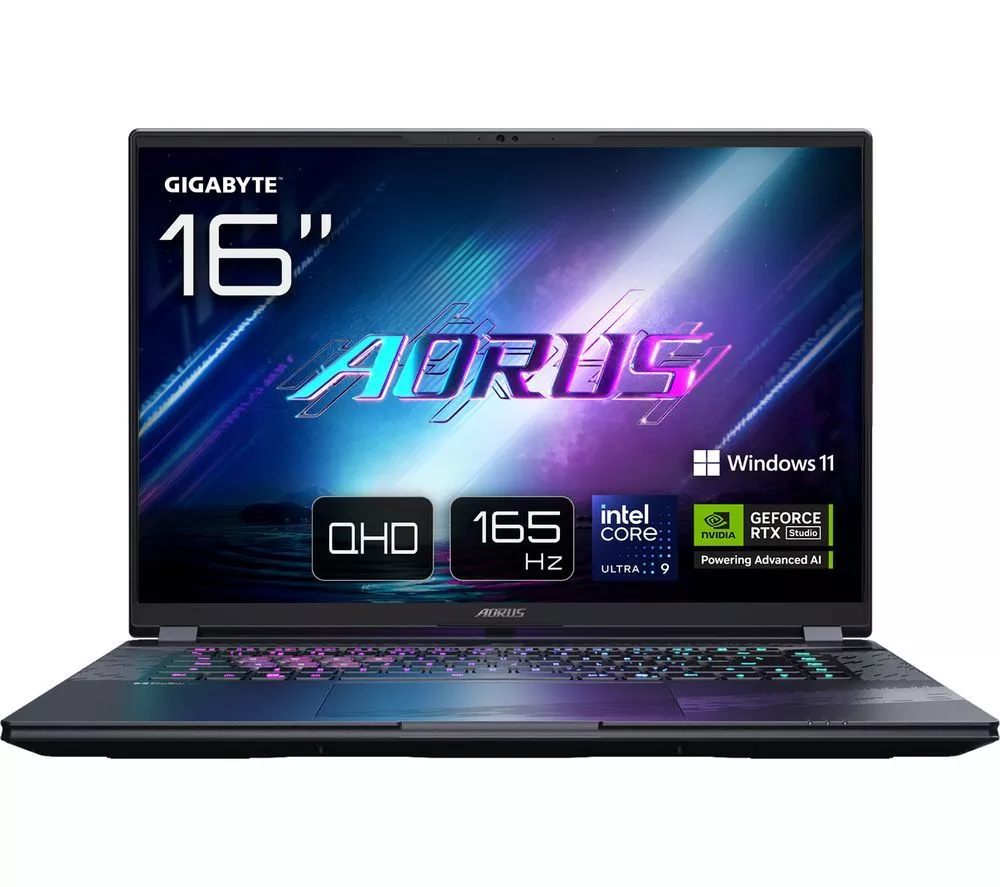 GIGABYTE AORUS ELITE 16 16" Gaming Laptop - Intel® Core™ Ultra 9, RTX 5070, 1 TB SSD
