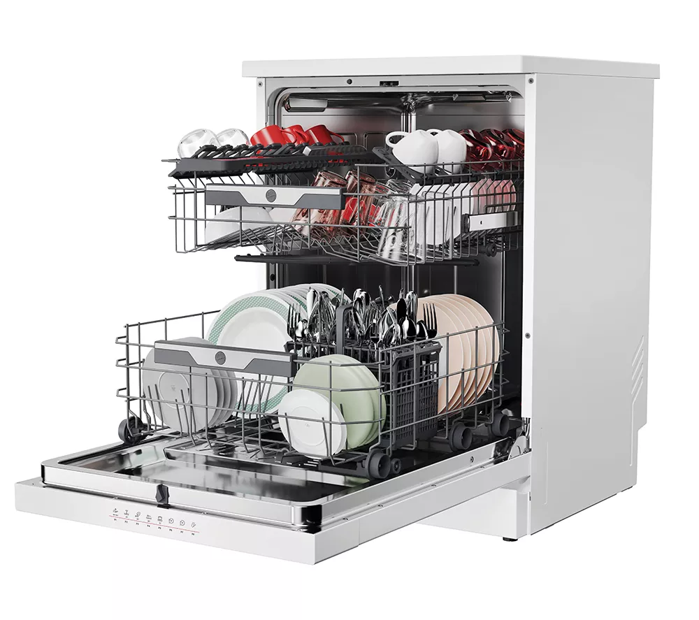 HOOVER H-Dish 500 HF 4B7F0W-80 Full-size WiFi-enabled Dishwasher - White