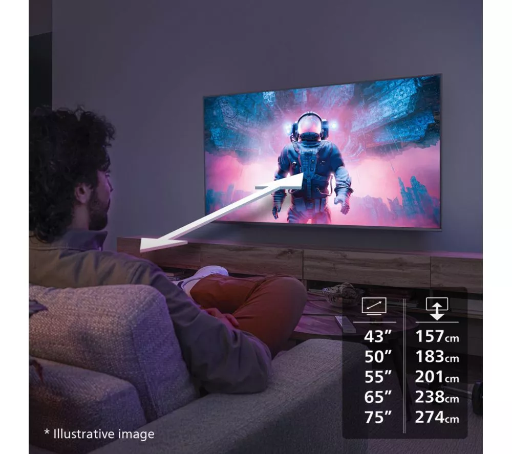 PHILIPS 65PUS7800/12 65" Smart 4K Ultra HD HDR QLED TV
