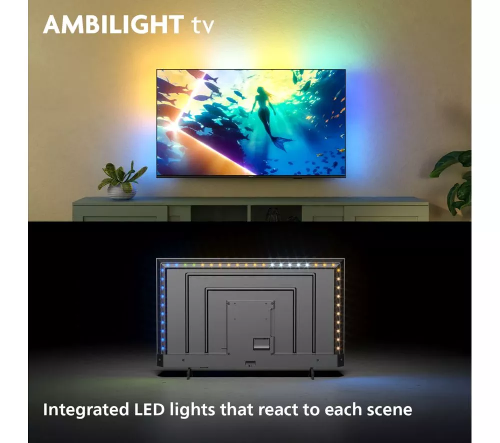 PHILIPS Ambilight 65PUS8000/12 65" Smart 4K Ultra HD HDR LED TV