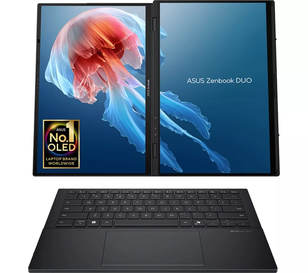 ASUS Zenbook Duo 14" 2 in 1 Laptop - Intel® Core™ Ultra 7, 1 TB SSD, Grey