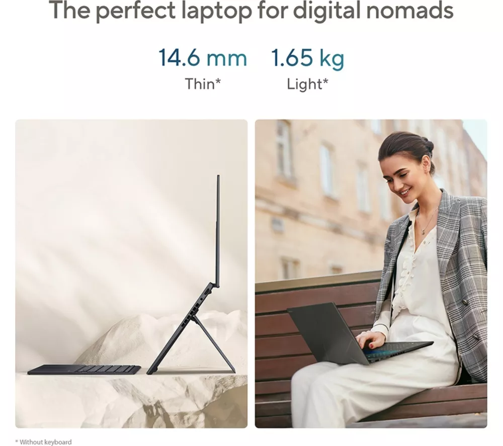 ASUS Zenbook Duo 14" 2 in 1 Laptop - Intel® Core™ Ultra 7, 1 TB SSD, Grey