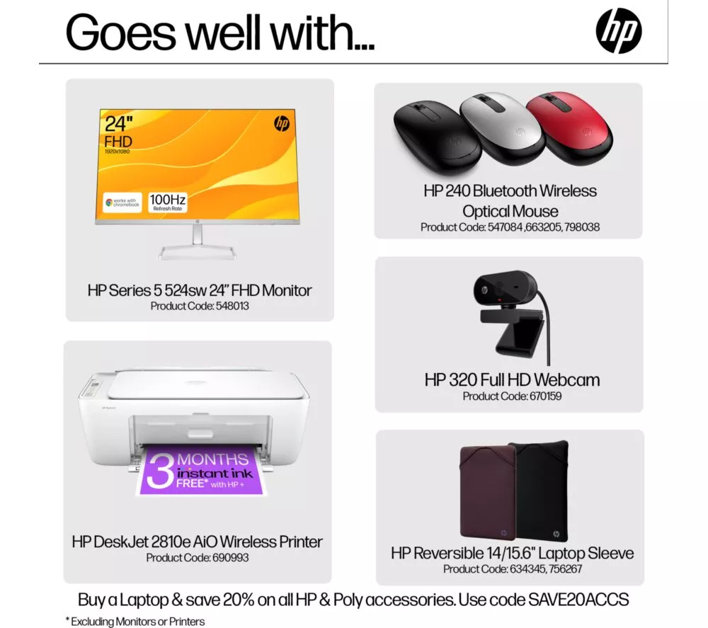 HP 15-fd0554sa 15.6" Laptop - Intel® Core™ i5, 256 GB SSD, Jet Black