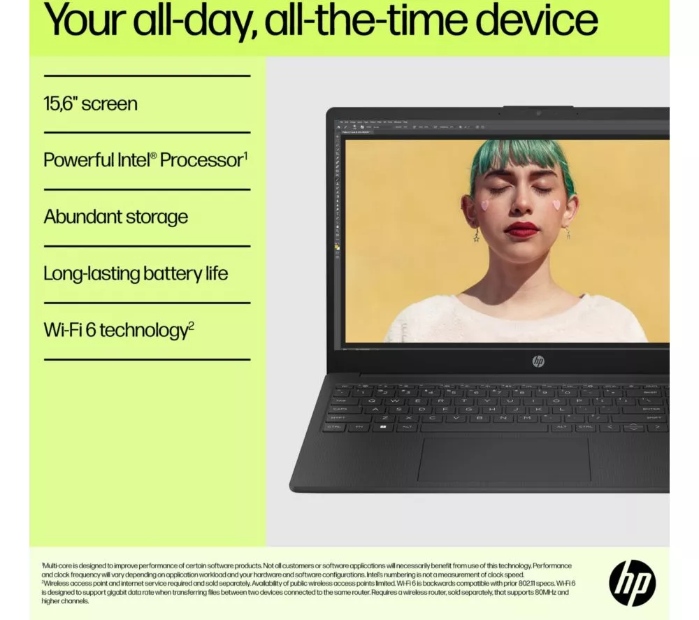HP 15-fd0554sa 15.6" Laptop - Intel® Core™ i5, 256 GB SSD, Jet Black
