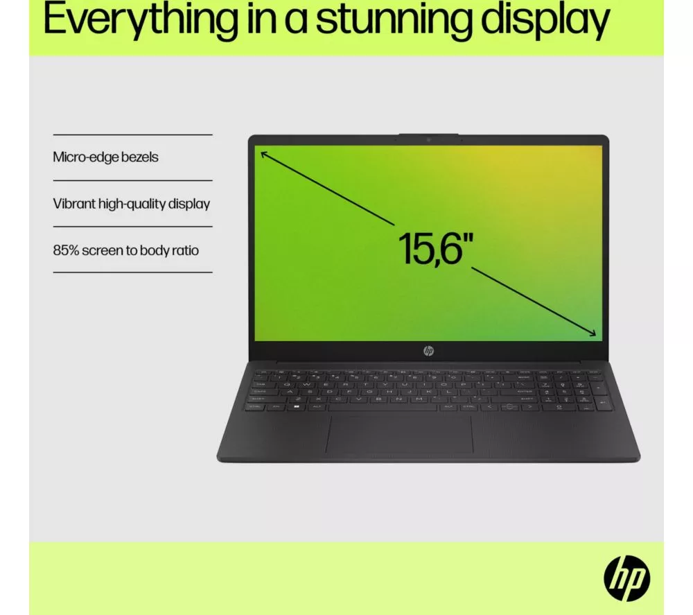 HP 15-fd0554sa 15.6" Laptop - Intel® Core™ i5, 256 GB SSD, Jet Black