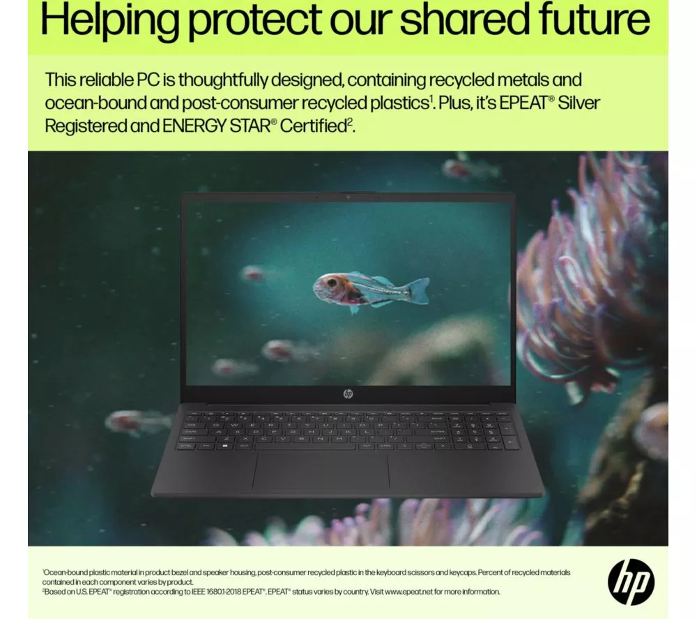 HP 15-fd0554sa 15.6" Laptop - Intel® Core™ i5, 256 GB SSD, Jet Black