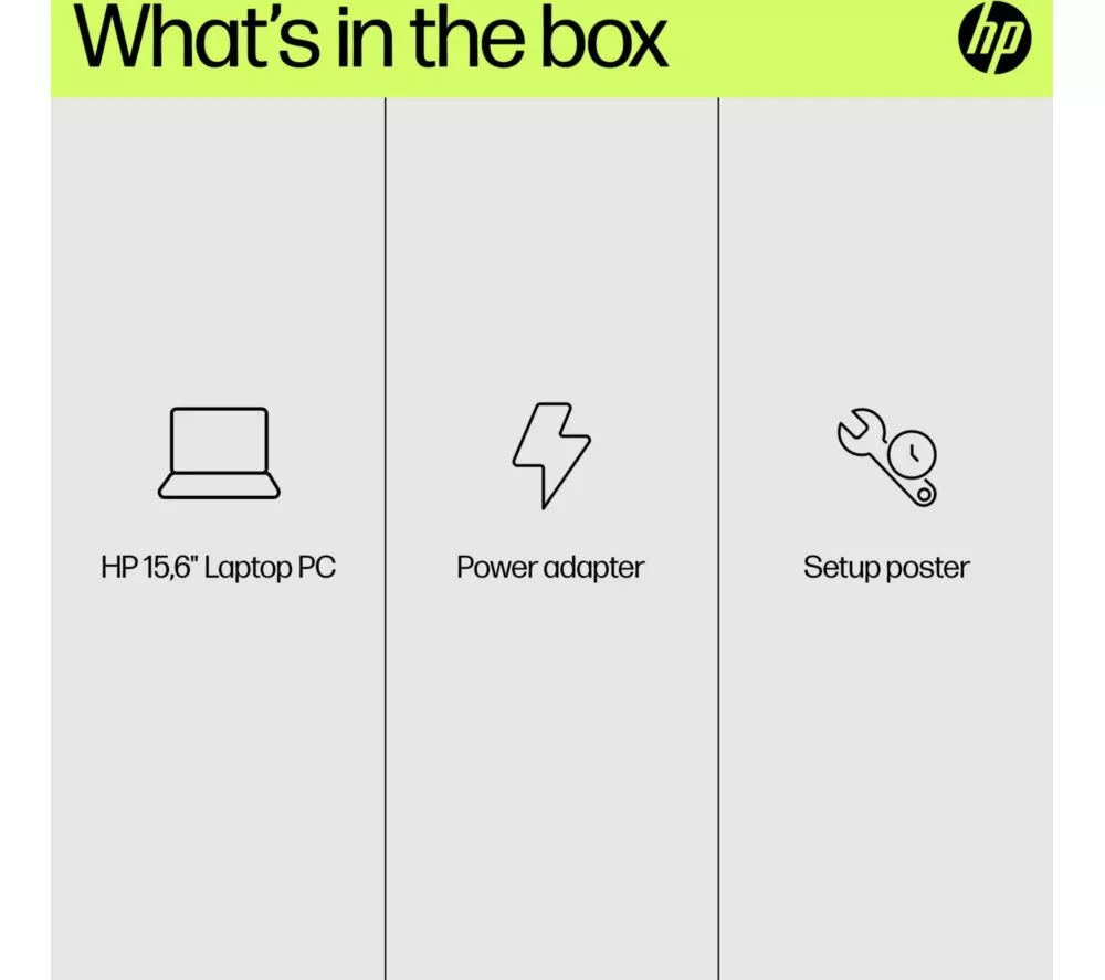 HP 15-fd0554sa 15.6" Laptop - Intel® Core™ i5, 256 GB SSD, Jet Black