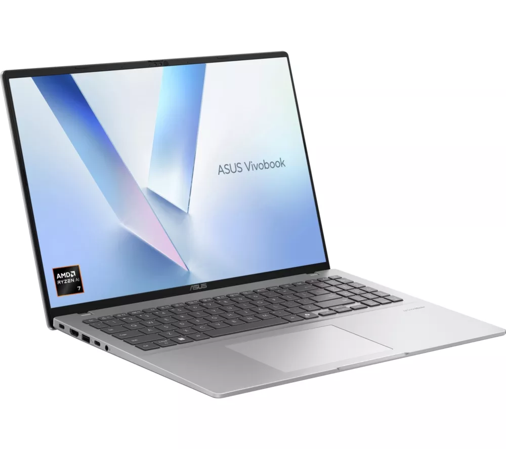 ASUS Vivobook 16 16" Laptop - AMD Ryzen AI 7, 1 TB SSD, Silver