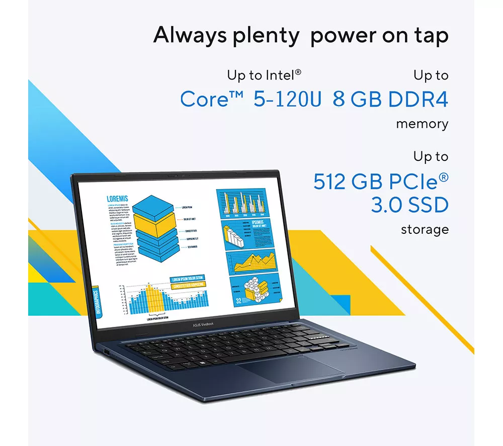 ASUS Vivobook 14 X1404VA 14" Laptop - Intel® Core™ 5, 512 GB SSD, Silver